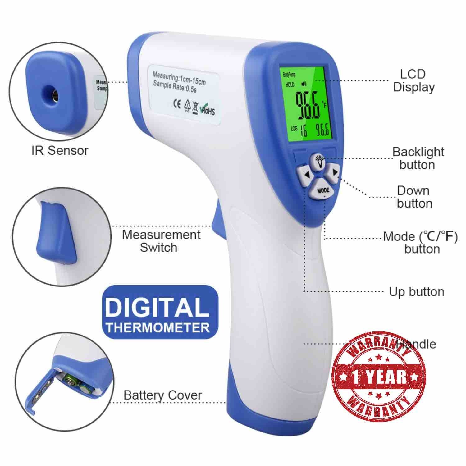 Non Contact Body Temperature IR Thermometre Non Contact Body Temperature IR Thermometre